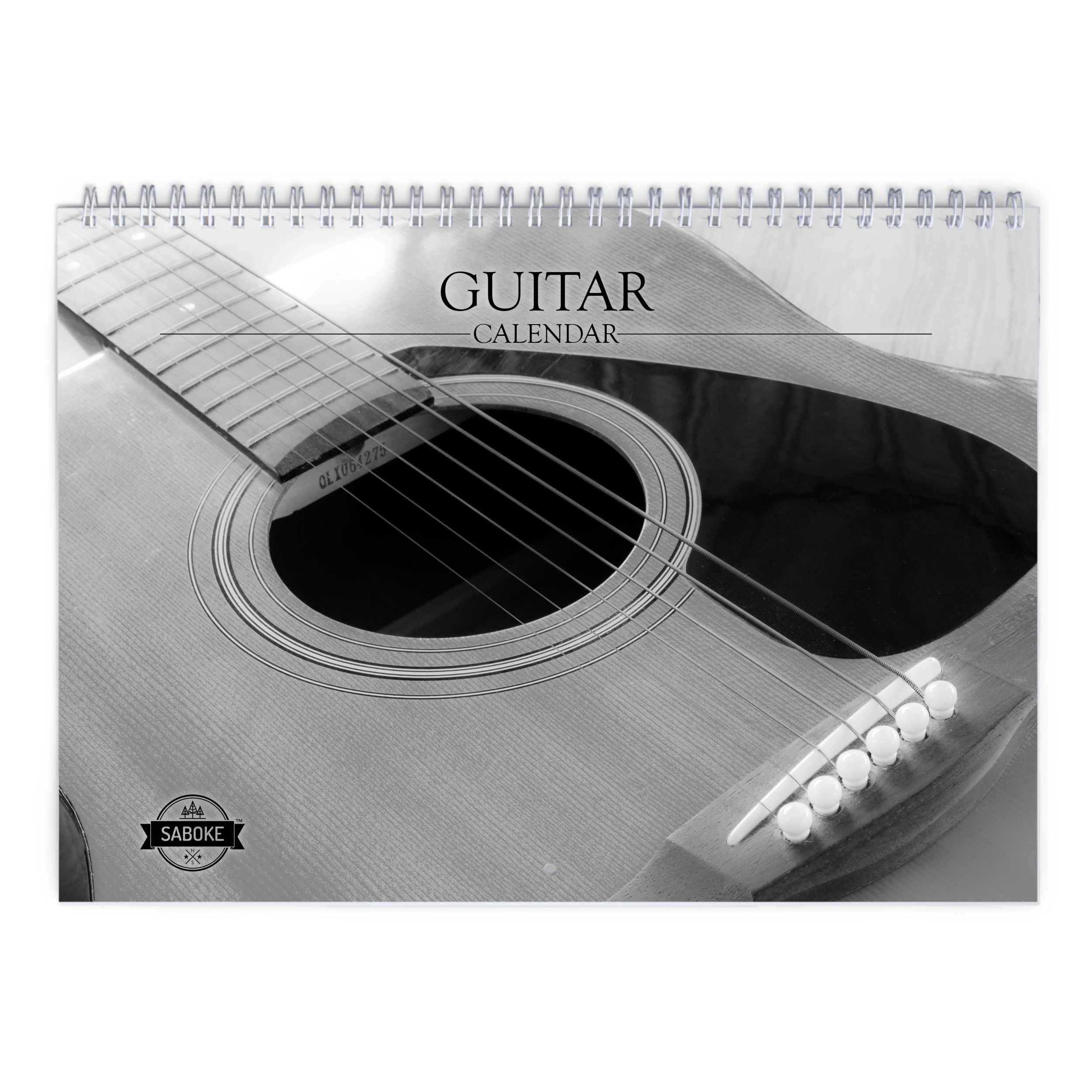 Guitar 2025 Wall Calendar   W24041 Cover 