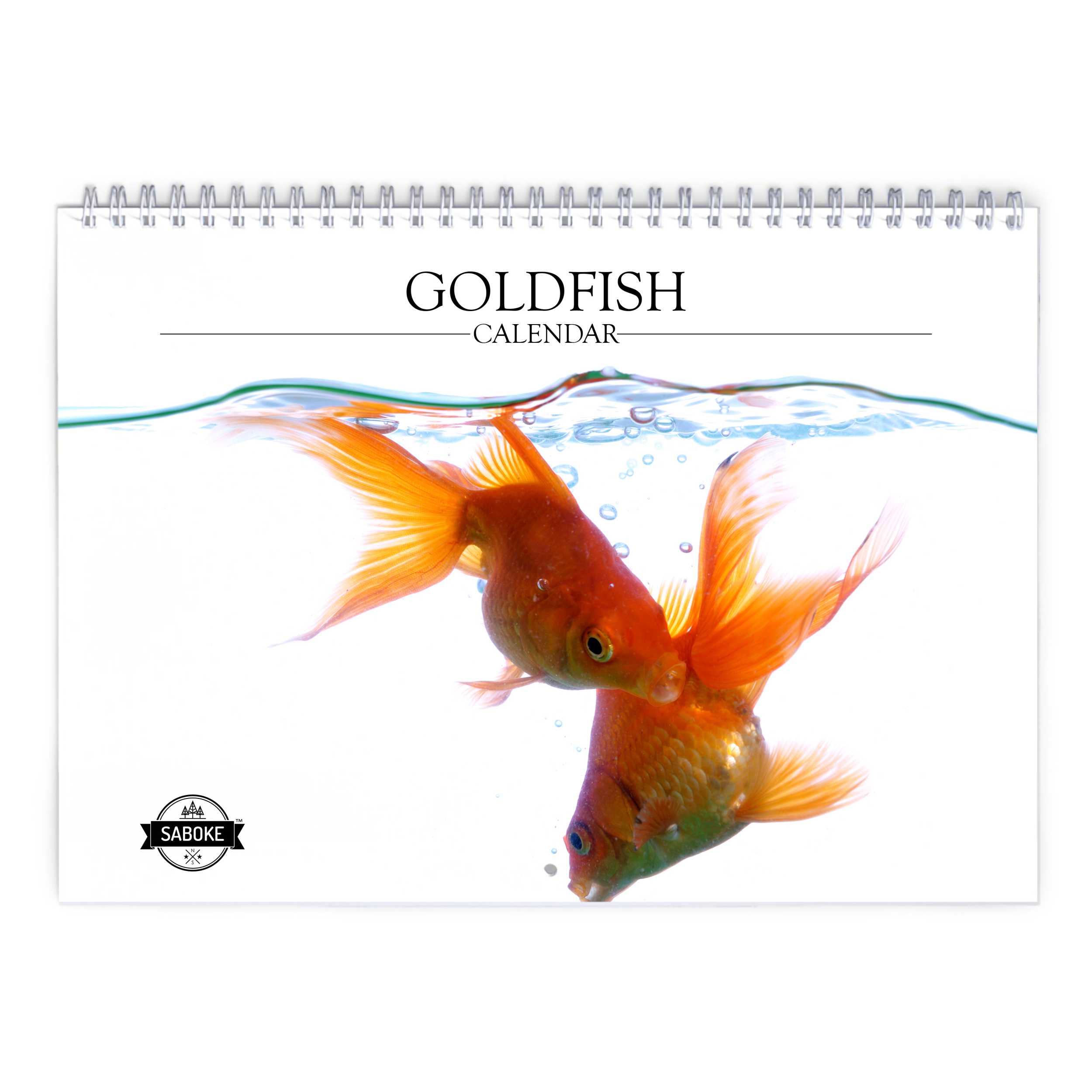 Goldfish 2025 Wall Calendar   W24043 Cover 