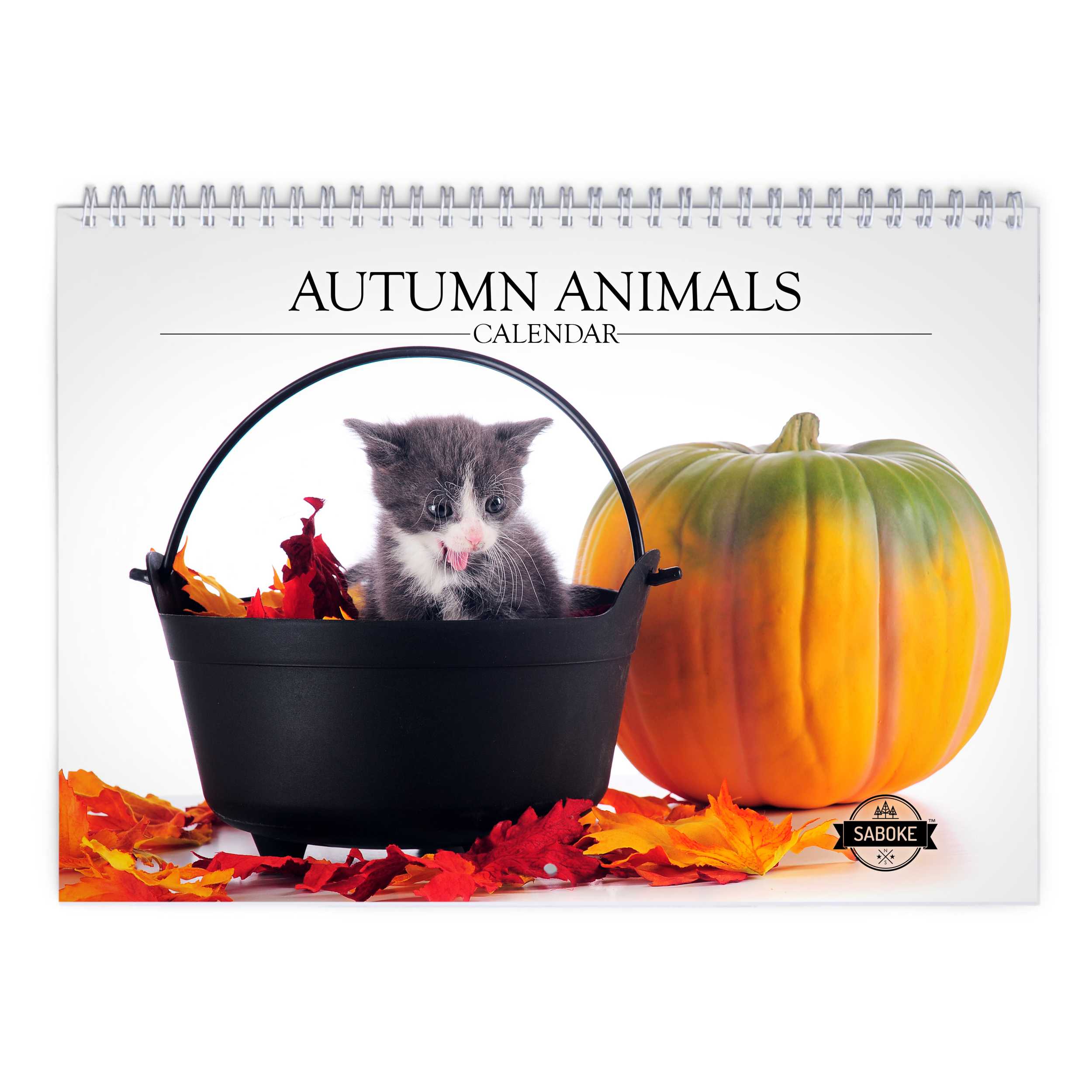 Autumn Animal 2025 Wall Calendar   W24070 Cover 