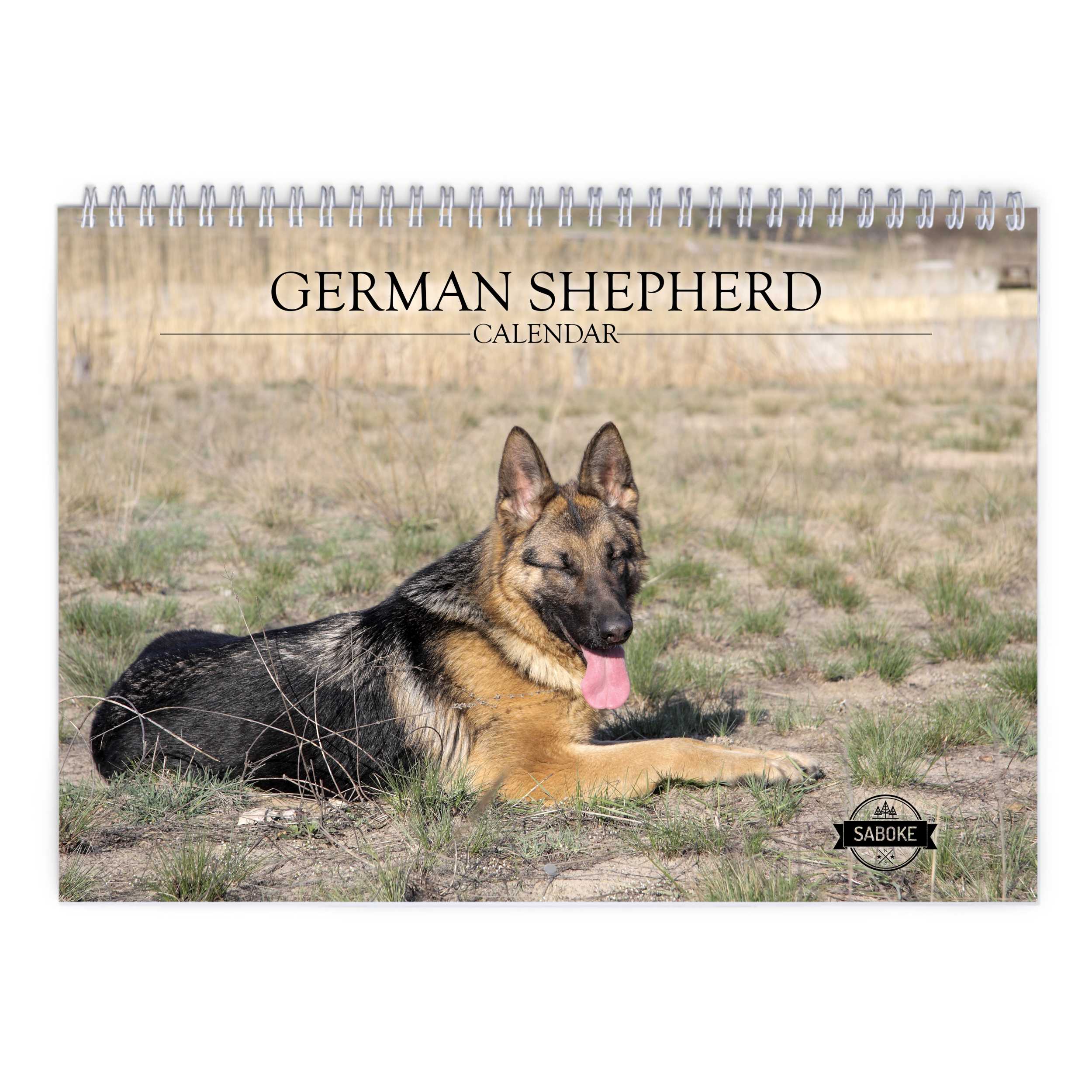 German Shepherd 2025 Wall Calendar   W24071 Cover 