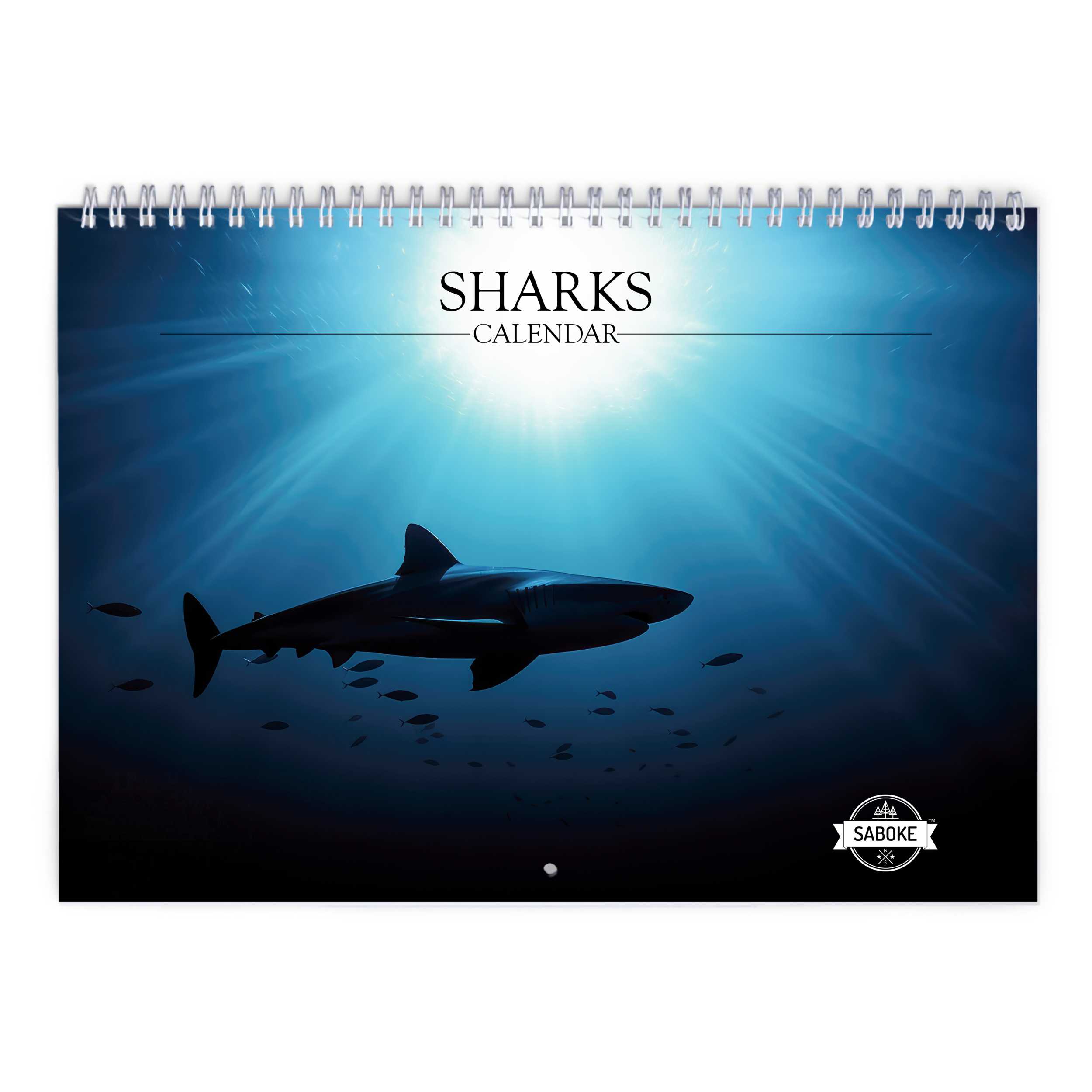 Shark 2025 Wall Calendar