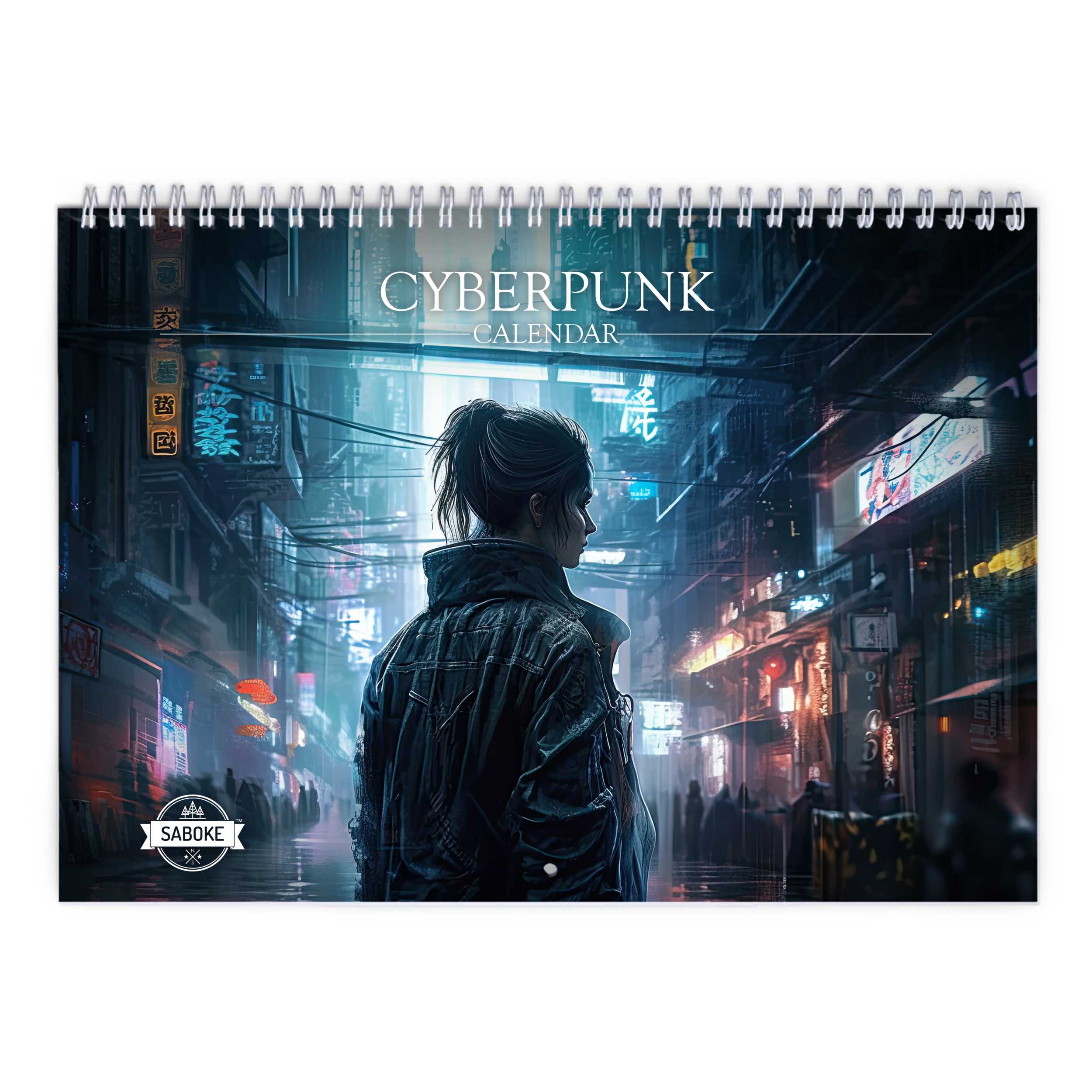 Cyberpunk 2025 Wall Calendar