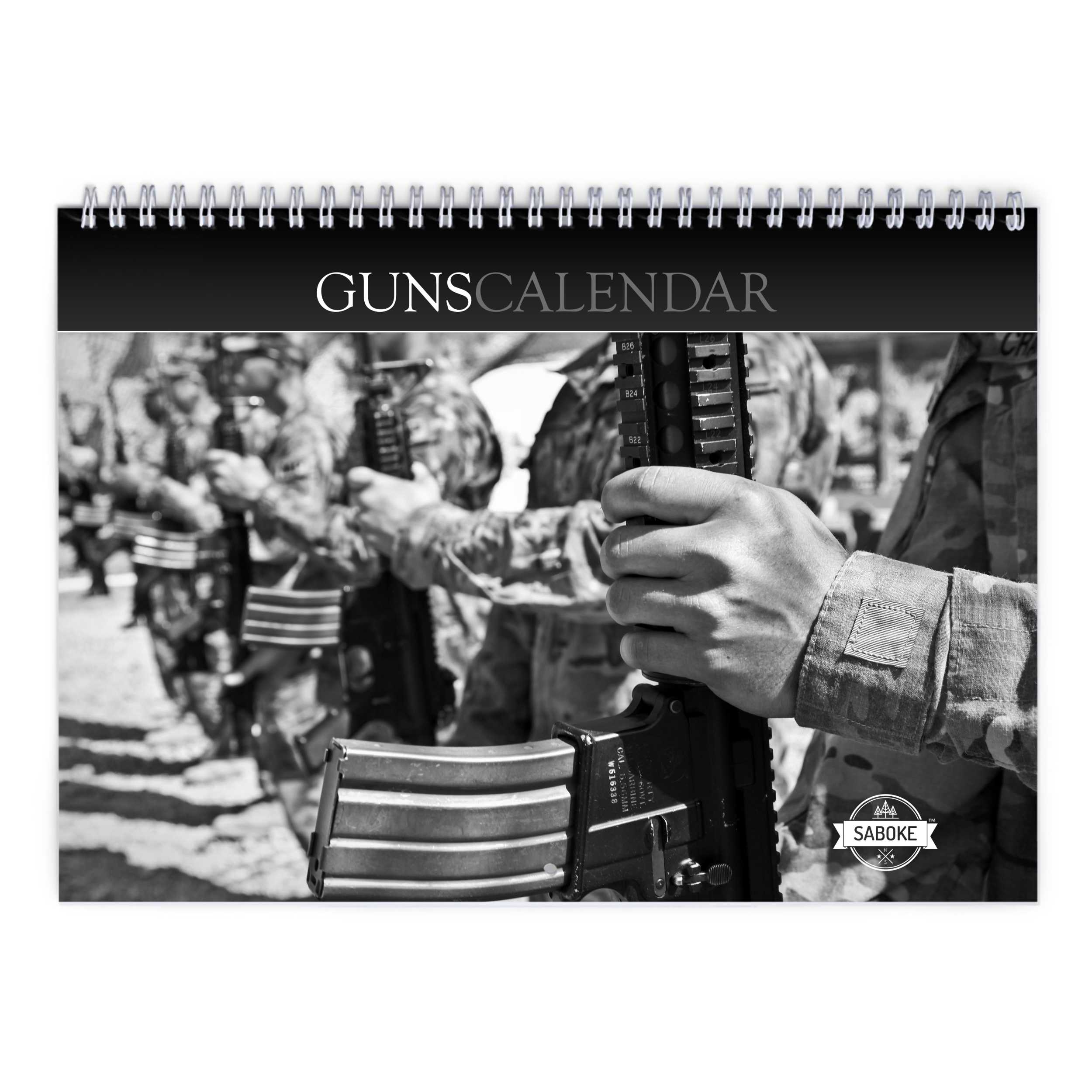 Guns 2025 Wall Calendar