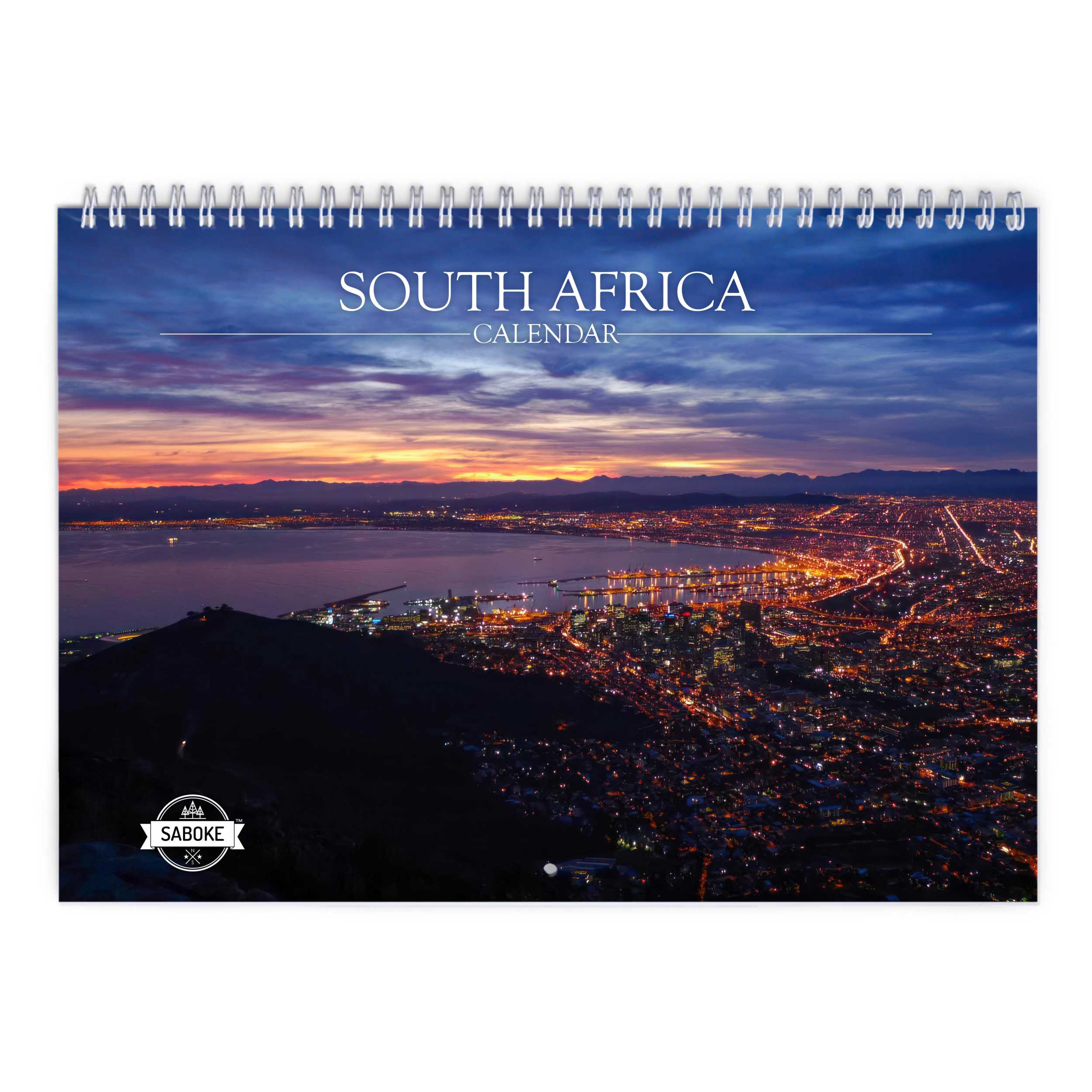 South Africa 2025 Wall Calendar